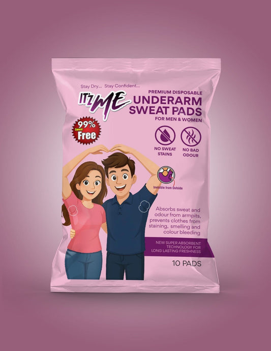 Itzme underarm sweat pad pack of 60 pads ( 30 pair )