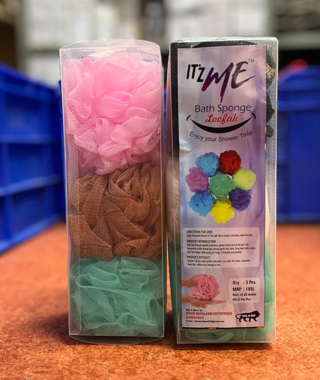 Itzme bath ball (loofah) pack of 3