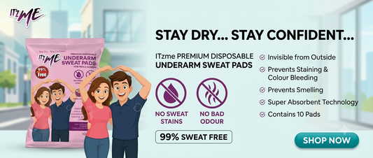 Sweat pads pack of 40pcs ( 20 pairs) 4 packet (with free surprise gift)