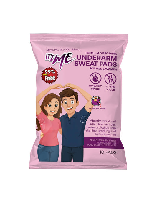 Sweat pads pack of 40pcs ( 20 pairs) 4 packet (with free surprise gift)